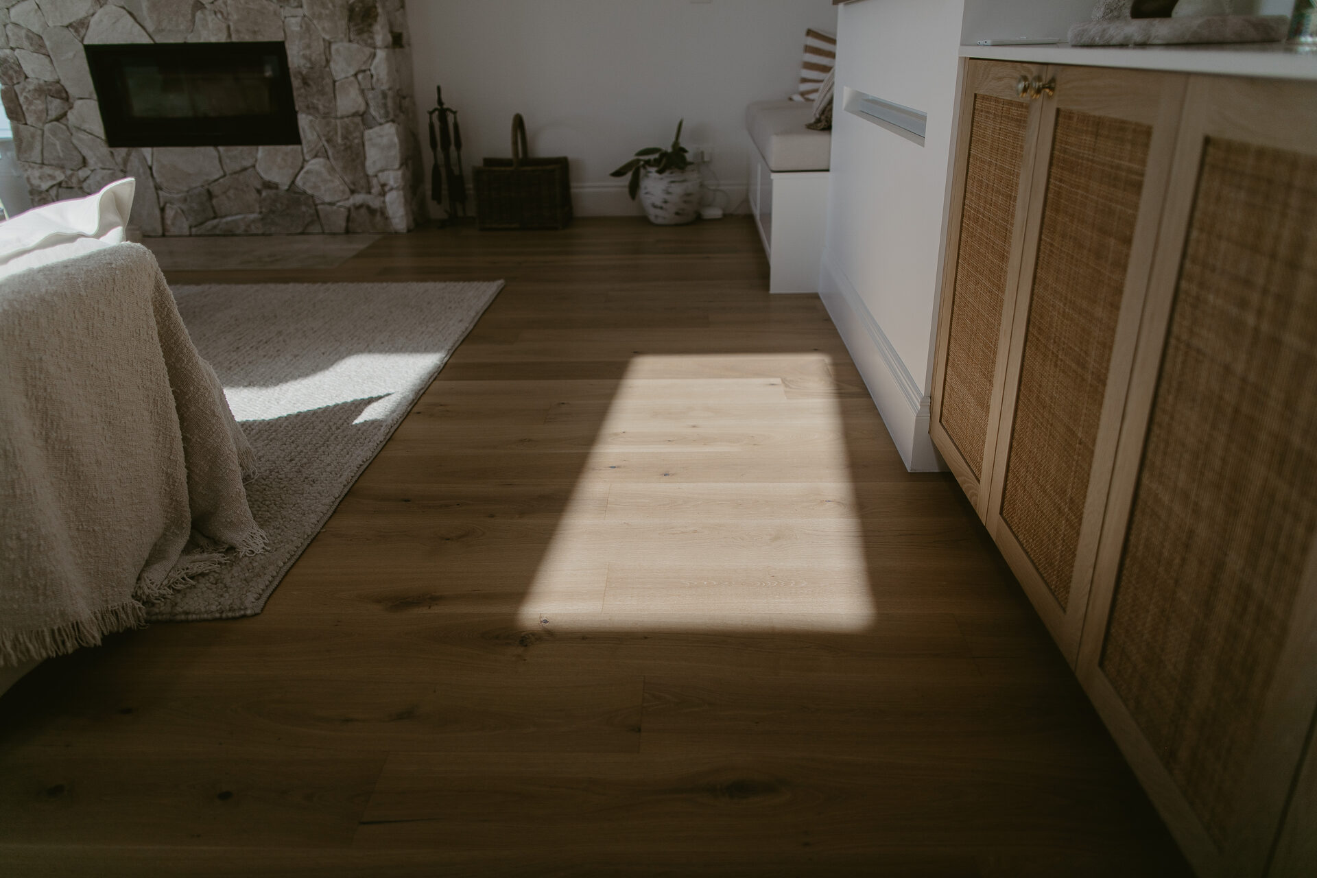 Sunlit timber floor, contact Absolute Floor Sanding Newcastle